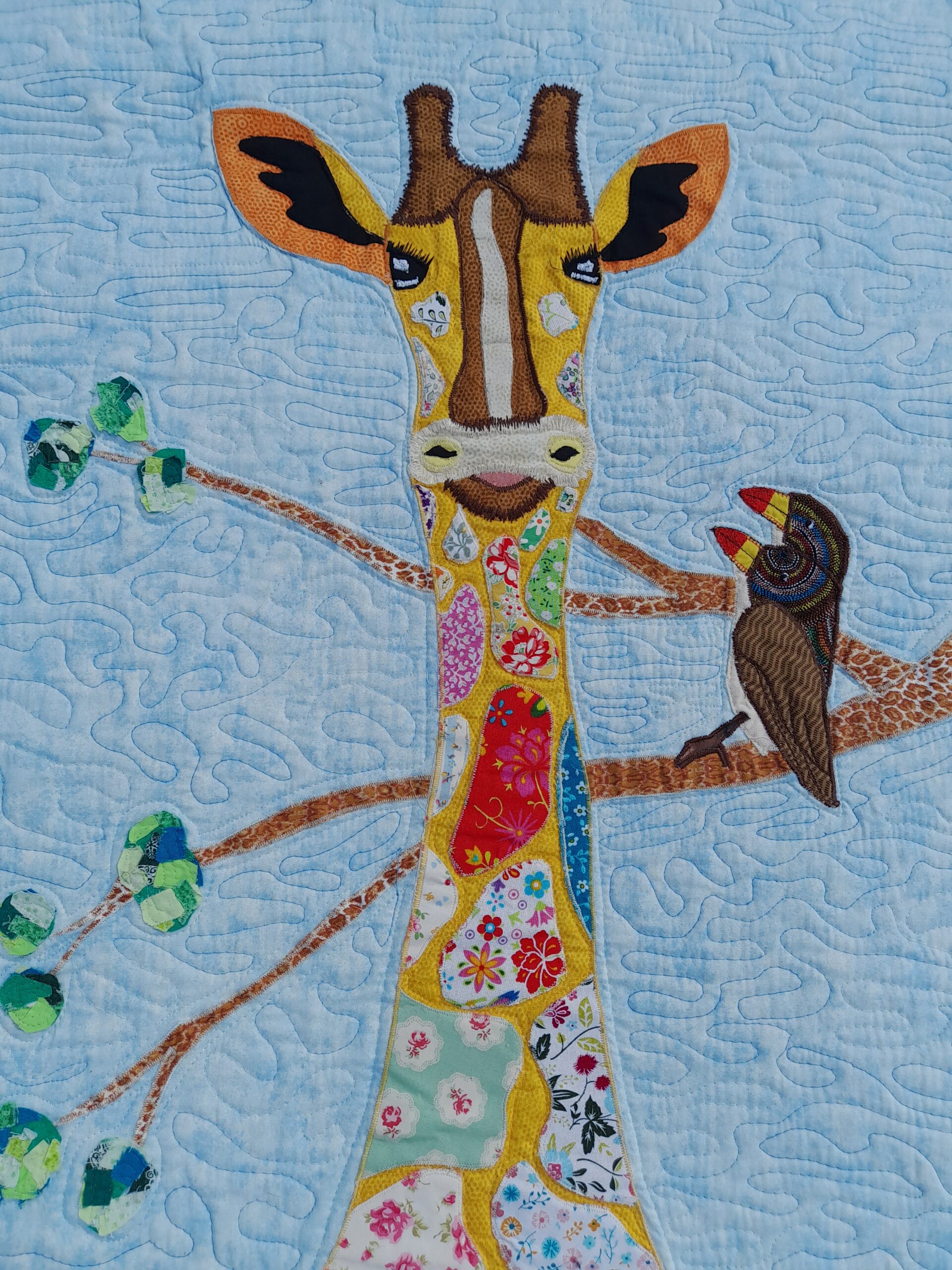 Giraffe Wall Hanging - Timber Ark Textiles